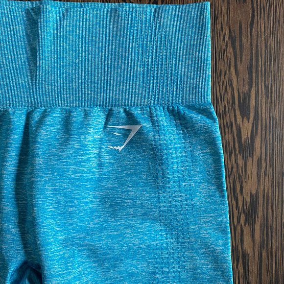 Gymshark Small Blue Seamless Tights - Picture 2 of 3